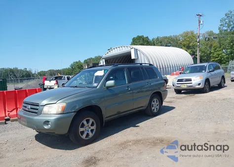 2004 Toyota Highlander V6 from USA, damaged, VIN JTEEP21A340054639